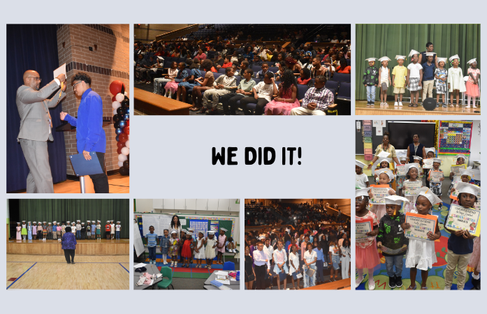  images of students participating in promotion ceremonies